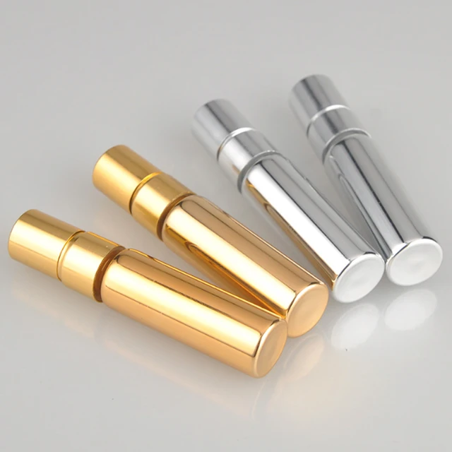5ml Portable Mini Aluminum Travel Perfume Atomizer Self-pumped Refillable Dispenser Spray Bottles Perfume Cosmetic Containers 2