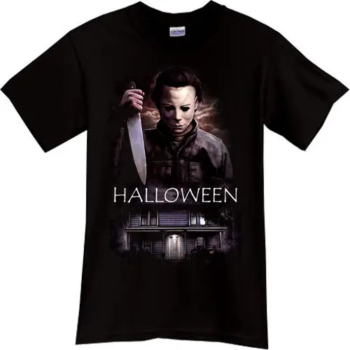 2018 Short Sleeve Cotton T Shirts Man Clothing MICHAEL MYERS Halloween