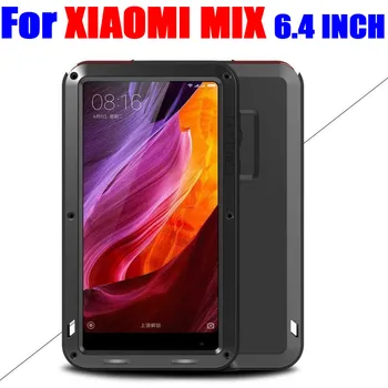 

For XIAOMI MIX 6.4 INCH Original LOVE MEI Aluminum Metal + Gorilla Glass Shock Drop Waterproof case for XIAOMI MIX XMX02