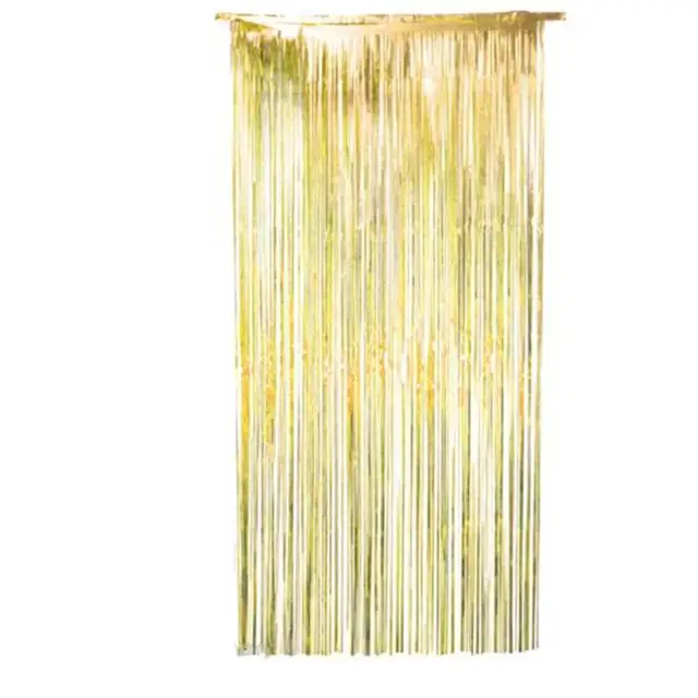 Gold Foil Fringe Tinsel Curtain Tassel Garlands Wedding Photography