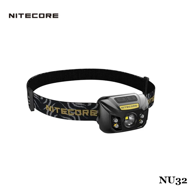

Nitecore NU32 Lightweight Built in Liion Battery Rechargeable Head Flash Torch Flashlight with Tilltable Angle Waterproof