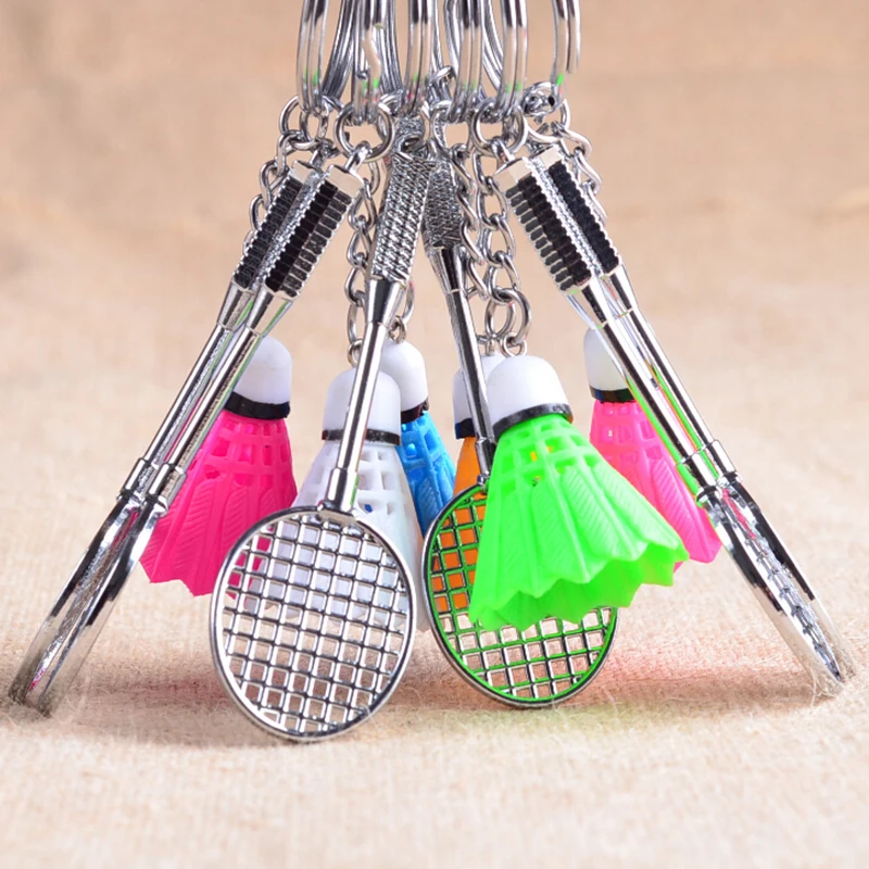 Buy Sports Badminton Keychain for Men and Women Key