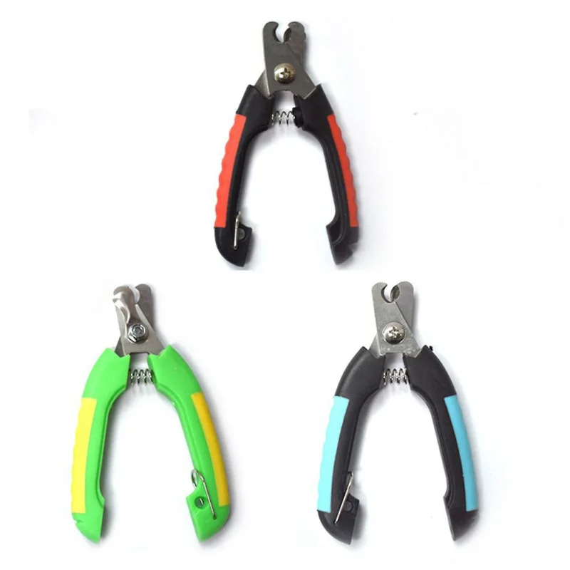Professional Pet Dog Cats Bird Toe Claw Stainless Steel Grooming Nail Clippers Scissors Dog Nail Trimmer Cut with File
