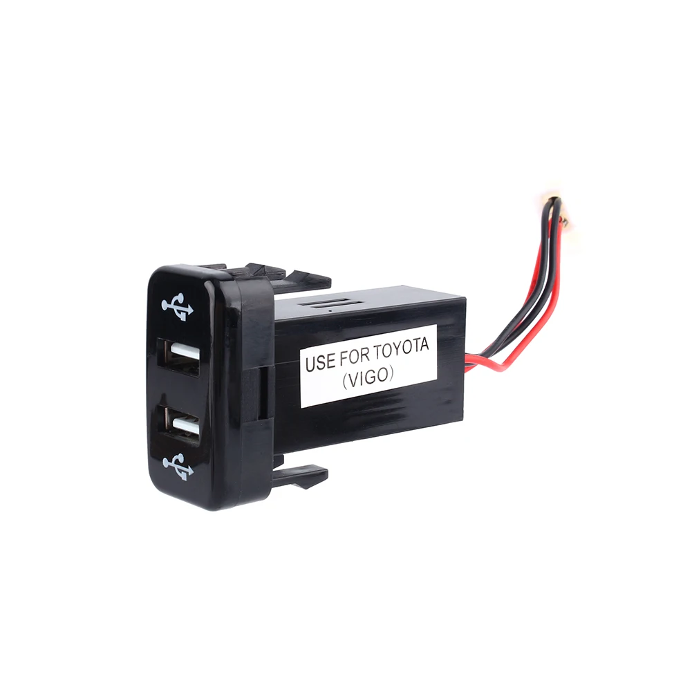 Автомобильный телефон PDA DVR зарядное устройство адаптер двойной USB 12 В