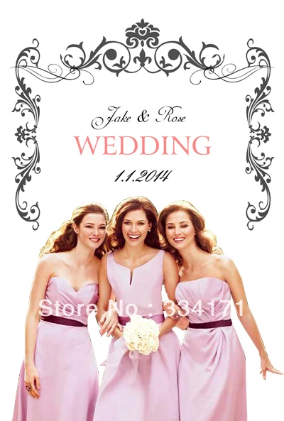 Personalized Photobooth Backdrop Demask Style In Event Party From Personalized Photobooth Backdrop Demask Style
