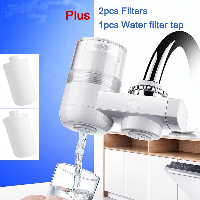 3pcs Filters Faucet Water Puridiers Household Pre-Filtration Water Softener For Home Ceramic Cartridge Filter Faucet WF-01 - Цвет: Белый