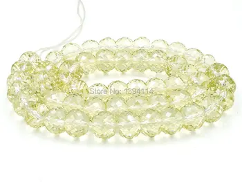 

Titanium Canary Yellow Quartz Crystal Faceted Oval Loose Beads Strand For Making Bracelet Or Necklace Jewelry Approx 15 inch