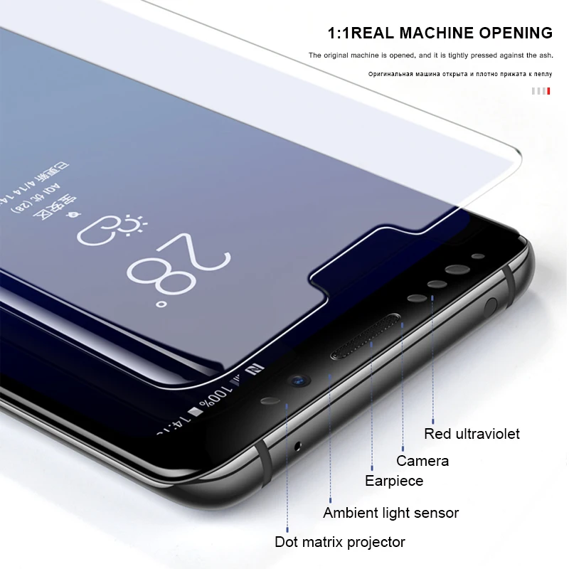 Защитная пленка для экрана с полным покрытием от УФ излучения Samsung Galaxy S8 S9 S10 Plus S10e