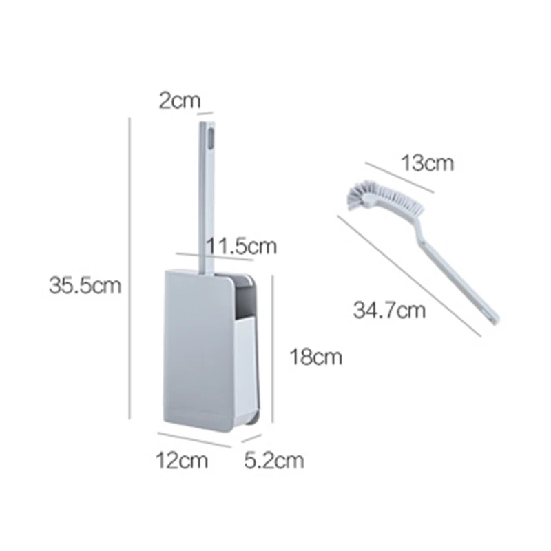 JiangChaoBo Щетка Для Чистки унитаза, щетка для мытья ванной комнаты, щетка для унитаза, для дома, без слепых углов, щетка для унитаза с базовым набором