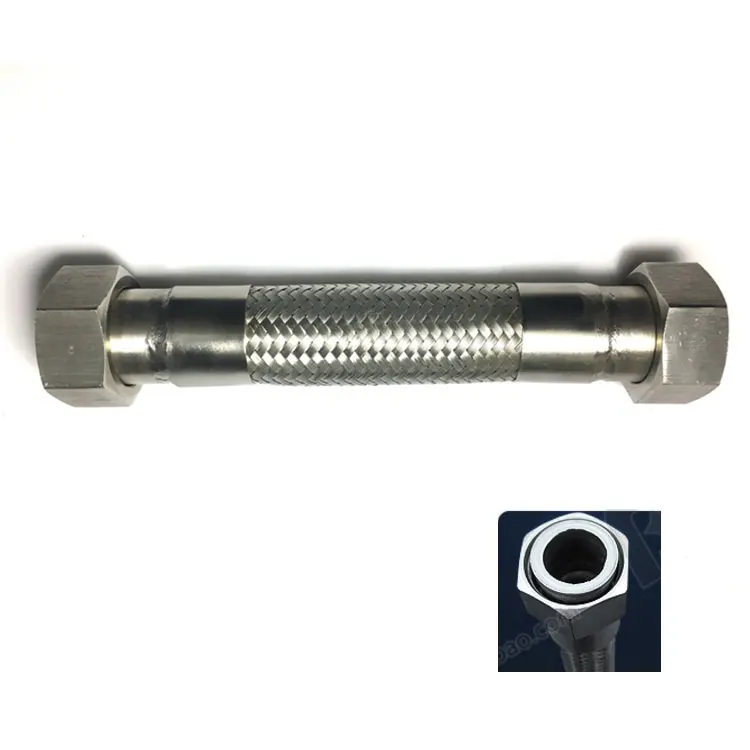 G1 Stainless Steel Corrugated Gas and Liquid Pipe Hose 30 to 100cm
