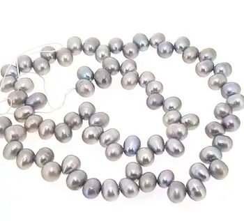 

Unique Pearls jewellery Store,Freshwater Cultured Pearl Loose Beads,Gray Color 5-8mm Real Pearl Jewelry,LC3-110