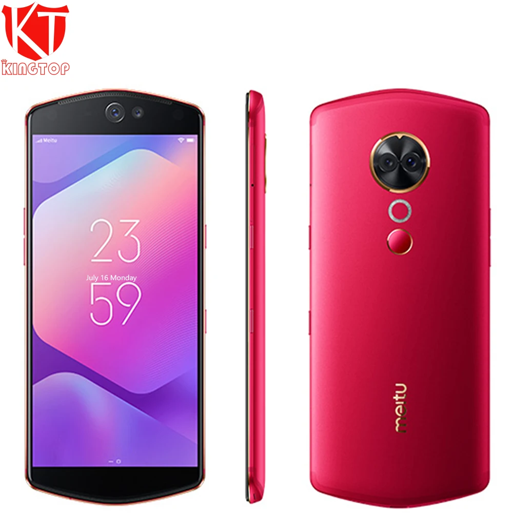 Оригинальный мобильный телефон Meitu V6 6 Гб RAM 128 ГБ ROM Deca Core 5 дюймов Двойная