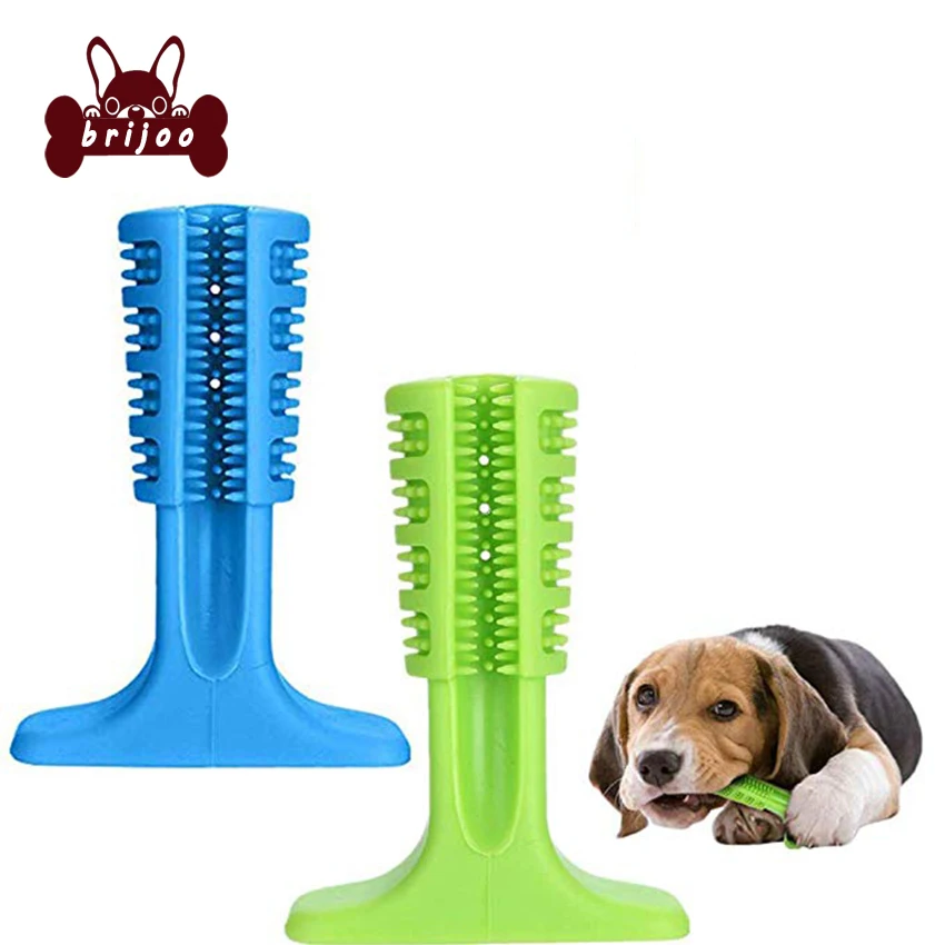 Bristly Brushing Stick Dog Chew Toothbrush Toys Bite Toys For Dogs Pet Chew Toy Puppy Teething Brush For Doggy Tooth Cleaning