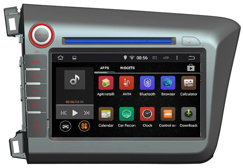 Excellent 8" in-dash Android Car DVD Player with TV/BT GPS WIFI Canbus,audio Radio stereo,Car PC/multimedia headunit for Honda CIVIC 2012 1