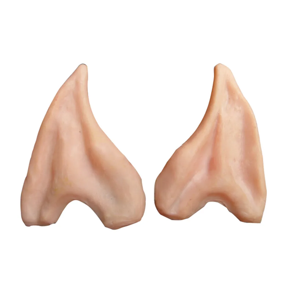 

Halloween Party Cosplay Accessories Latex Soft Pointed Prosthetic Wizard Elf Fairy Hobbit Vulcan Spock Alien Costume Tips Ears