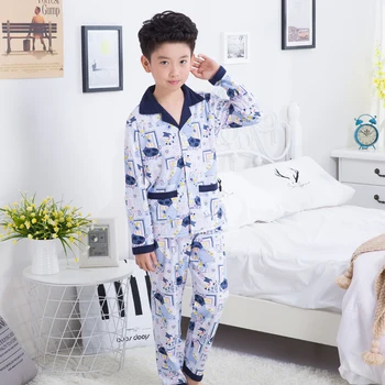 

new Children's pajamas long sleeves cotton pijamas suits spring and autumn boys sleepwear boys children's homewear lounge sets