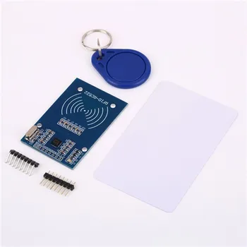 

High Quality MFRC-522 RC522 RFID NFC Reader RF IC Card Inductive Sensor Module For Arduino Module + S50 NFC Card + NFC Key Ring
