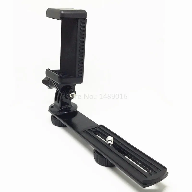 Jadkinsta Camera Flash Lamp Bracket Bar Smartphone Clip Holder Quick Release Buckle Long Screw Adapter for GoPro Hero5 4 3 (3)