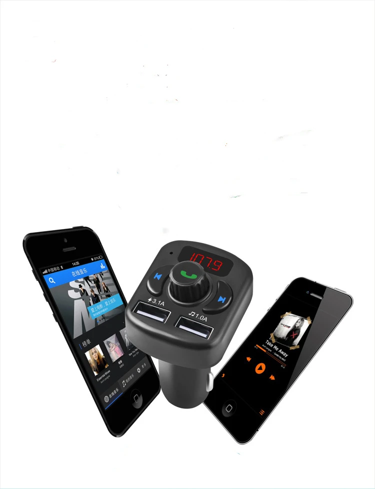 SOONHUA Bluetooth 5,0 автомобильный fm-передатчик комплект fm-передатчиков MP3 музыкальный плеер 3.1A двойной USB порт автомобильное зарядное устройство DC 12-24 В