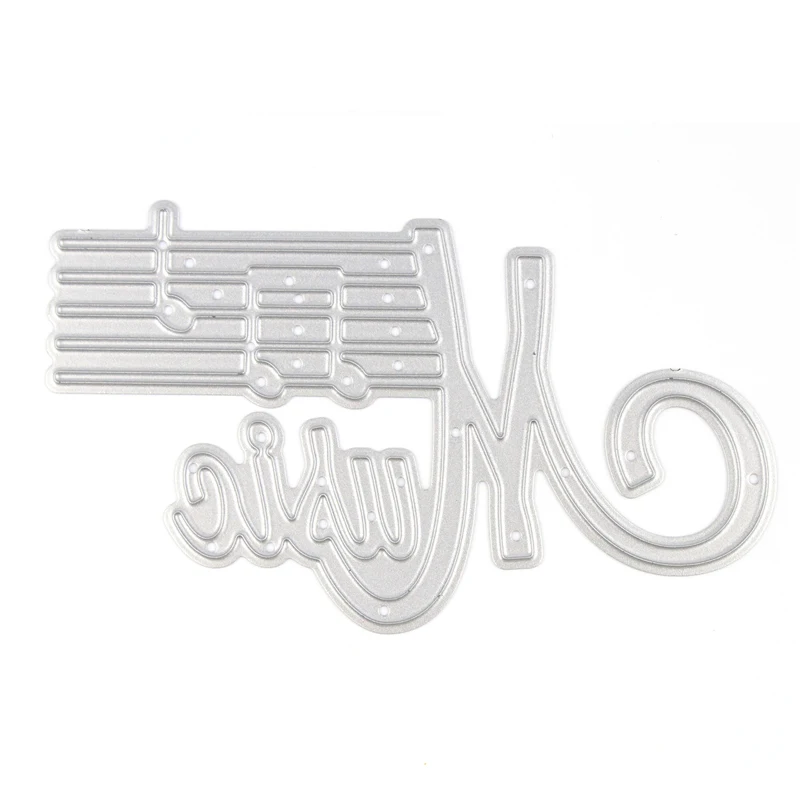 

SP Music Note Metal Cutting Dies For Scrapbooking Practice Hands-on DIY Album Card Craft Decorative Dies