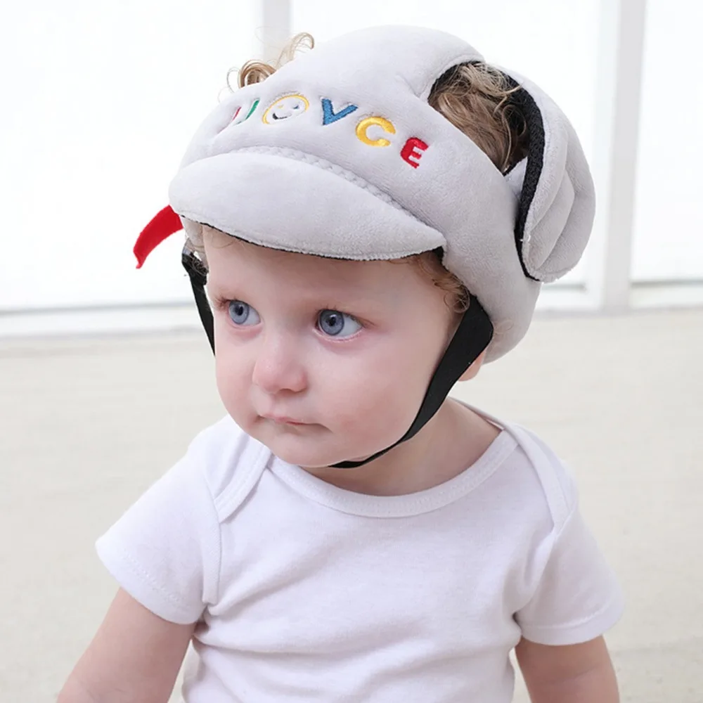Baby Protective Helmet Anti-collision Safety Infant Toddler Learn to Walk Security&ampProtection Soft Hat Walking Kids Cap | Детская