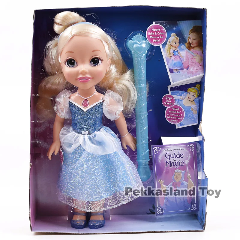 

Princess Cinderella Doll with Light & Sound PVC Action Figures Toy Christmas Birthday Gift for Girl