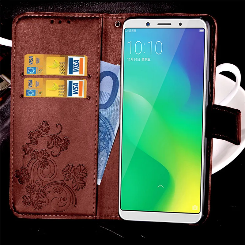 Чехол из искусственной кожи с тиснением для Oppo A33 A37 A53 A59 F1S A39 A57 R9 R9S R11 R11S F3 PLUS R15 F5 A73