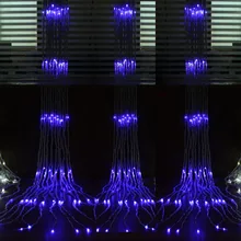 6x3 м 3x3 м Водопад светодиодный занавес сосулька Рождественские огни наружные/внутренние гирлянды светодиодный гирлянда сказочные огни свадебные украшения