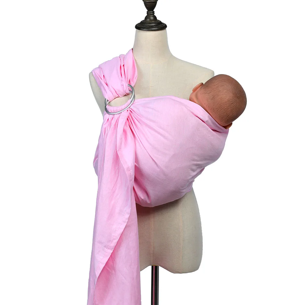 Новинка; слинг-переноска для новорожденных из хлопка и льна; мягкая дышащая накидка для новорожденных; лучший подарок для девочек и мальчиков - Цвет: SHB0001