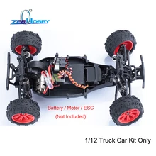 RC CAR 1/12 SCALE 2WD BRUSHED/BRUSHLESS ELECTRIC OFF ROAD MONSTER TRUCK CAR KIT ONLY WITHOUT ELECTRONICS