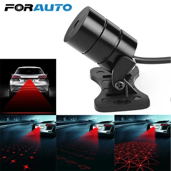 

FORAUTO Car Laser Driving Lights Car Motorcycle Laser Fog Light Car Warning Anti-collision Universal Car Styling Moto Rear Light