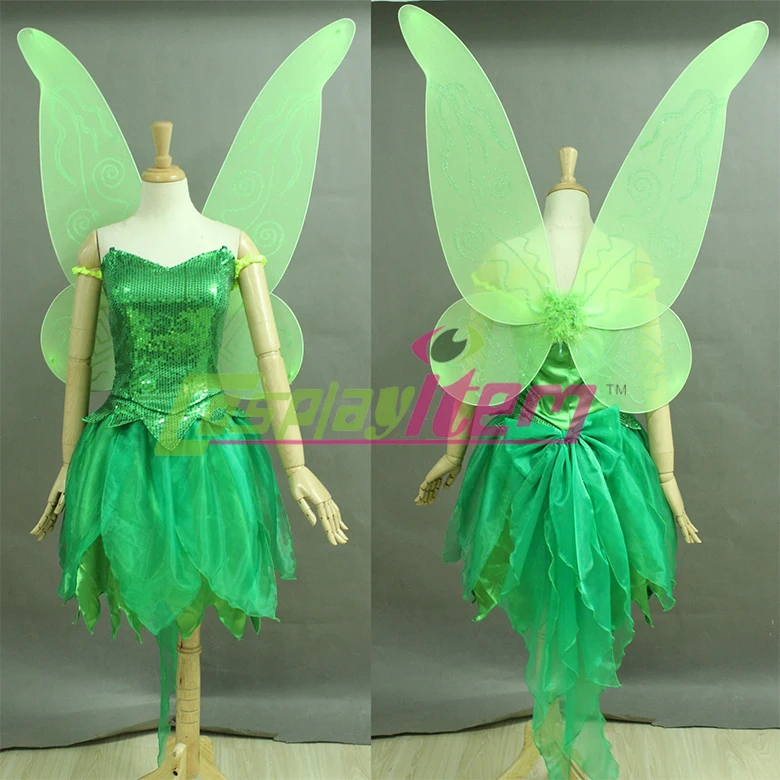Princess Tinkerbell Dress costume Fancy Dress Movie Cosplay Costume(Include...
