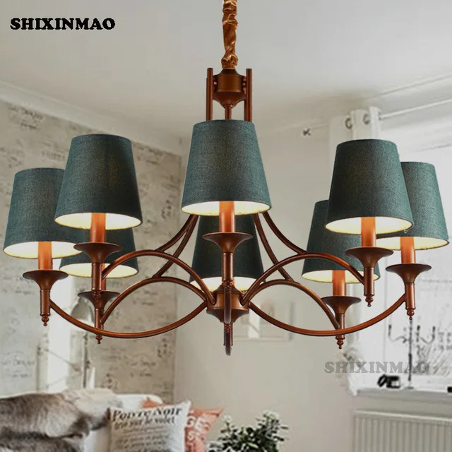 Us 89 25 15 Off Pabrik Langsung Mewah A Country Amerika Kain Dekorasi Ruang Makan Chandelier Lampu Tamu R Tidur In Us 89 25 15 Off Pabrik Langsung Mewah A Country Amerika Kain Dekorasi Ruang Makan Chandelier Lampu Tamu R Tidur In