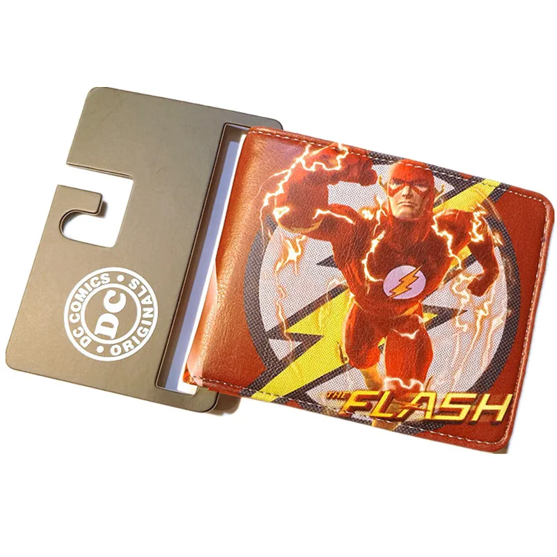 Dc Супермен мультфильм короткий кошелек Кредитная Oyster Лицензия карта FlashMan