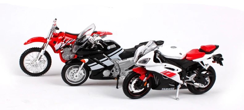 Maisto 1:18 игрушечный мотоцикл из сплава модель мотоцикла YZF R1 R6 FJR 1300 YZ 450F Road Star Коллекция игрушек для мальчиков Машинки подарок