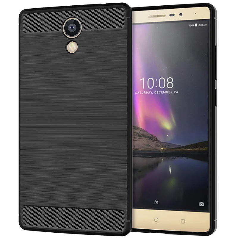 For Lenovo Phab 2 Pro Case Slim Armor Carbon Fiber Soft Phab2 Plus PB2-690 Cover Coque Fundas |