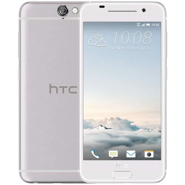 Разблокированный htc один A9 Octa core 5,0 Дюйма 16/32 ГБ флэш-памяти, Встроенная память 2/3 Гб оперативной памяти, Оперативная память 13.0MP LTE 4G Android 6,0 мобильный телефон с определением отпечатка пальца - Цвет: Серебристый