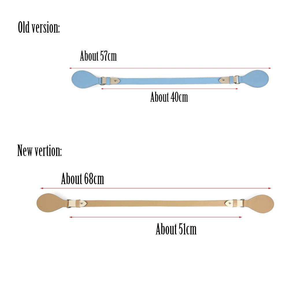 Tanqu 12 цветов ремень для Obasket opoket Obag ремень из искусственной кожи 40 см 51 см для O сумка ремешок с ручкой крепление