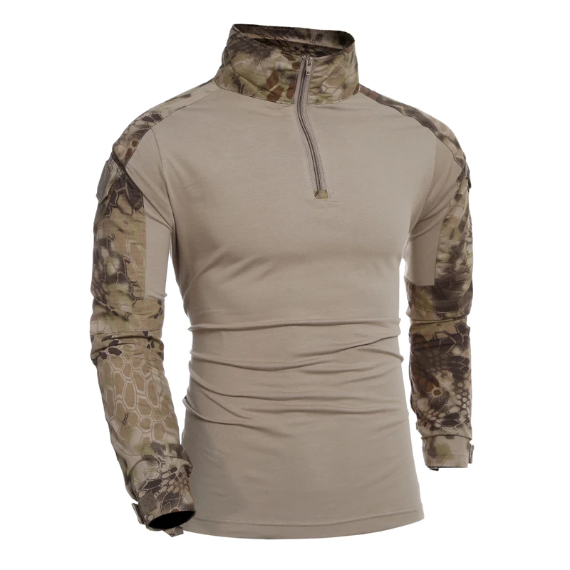 

G2 Kryptek Highlander Camouflage Tactical T Shirt Military BDU Army Shirt Men Quick Dry Camo Airsoft Hiking Hunting Shirts