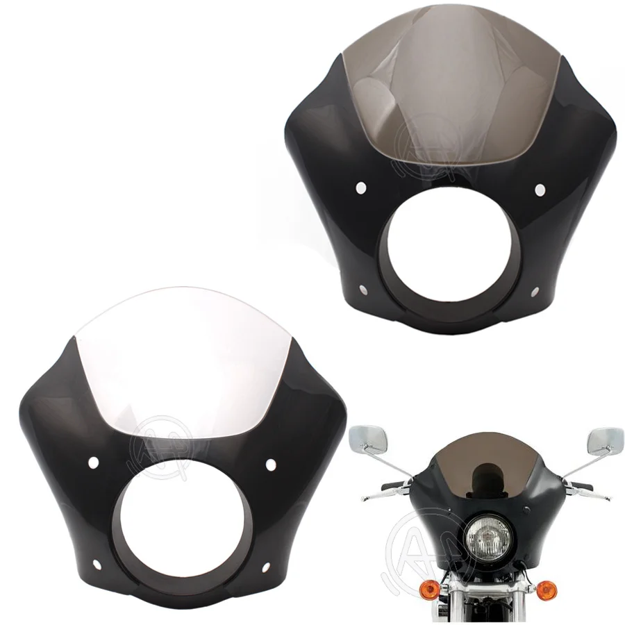 Для Sportster XL883 XL1200 Road King Electra Glide Dyna мотоциклетная фара обтекатель крышки КЛОБУКА