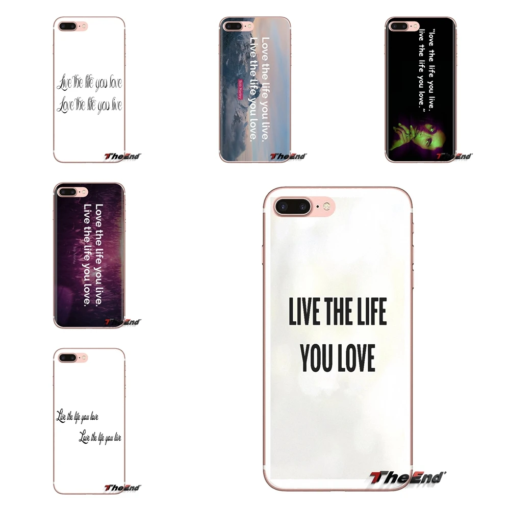 For LG G3 G4 Mini G5 G6 G7 Q6 Q7 Q8 Q9 V10 V20 V30 X Power 2 3 K10 K4 K8 2017 Ocean Live the Life You Love Silicone Shell Covers |