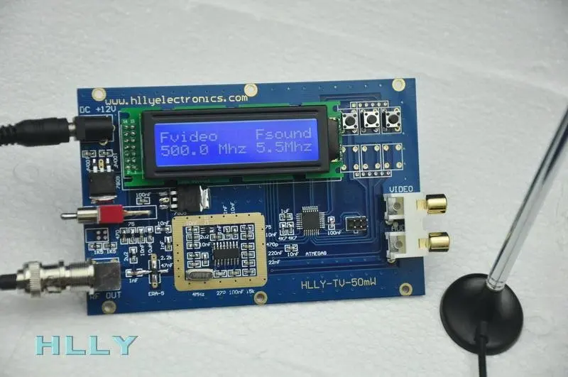 HLLY 0.05W TV TRANSMITTER TV Exciter Blacktransmitter wifitransmitter