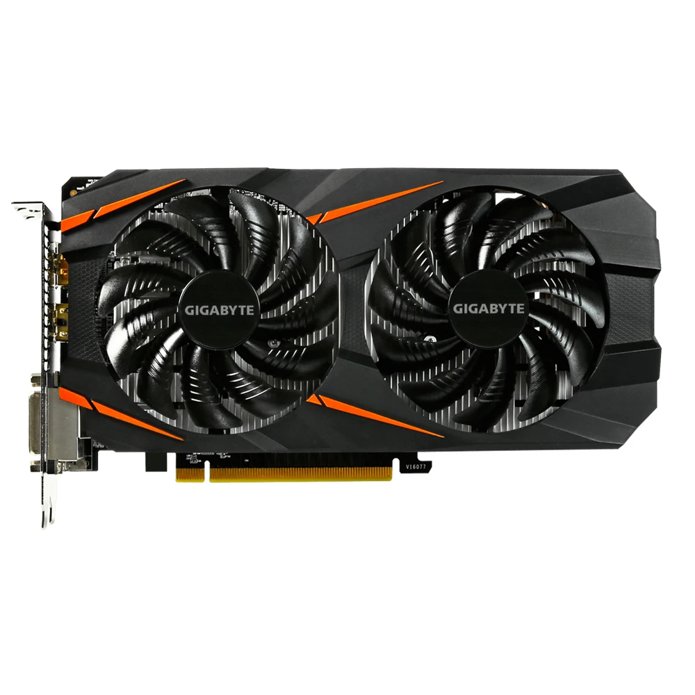 

Used GIGABYTE Video Card GTX 1060 3GB Graphics Cards Map For nVIDIA Geforce GTX1060 OC GDDR5 192Bit Hdmi Videocard Cards