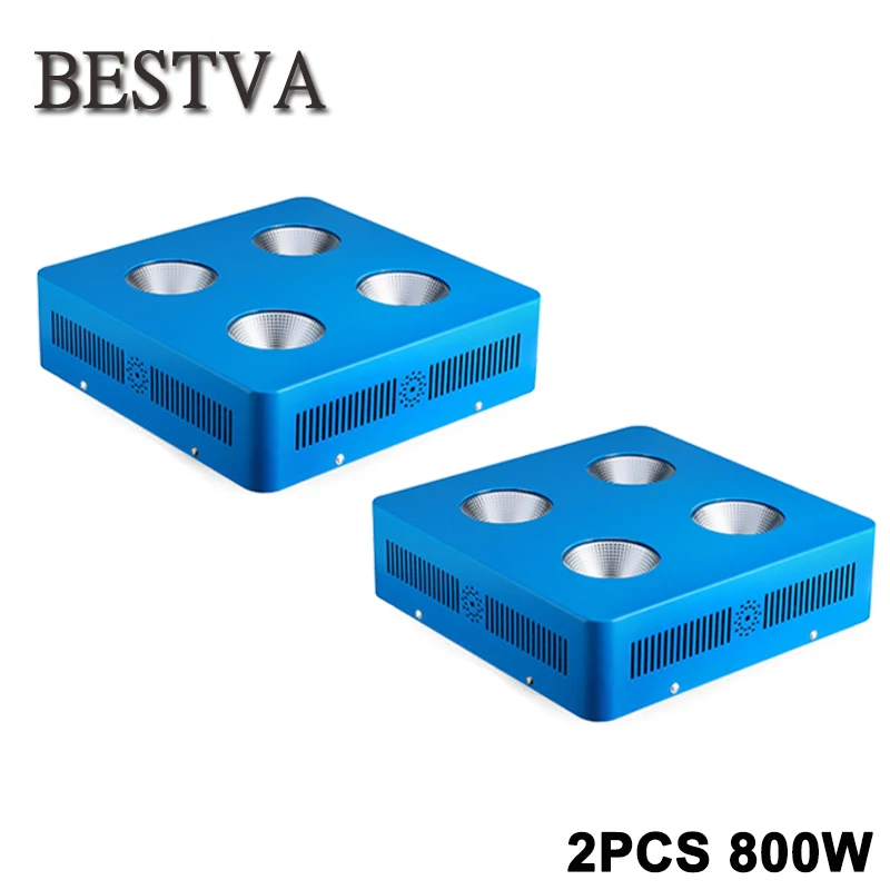 

2PCS Full Spectrum COB LED Grow Light for Indoor Plant Vegetative Flowering, 800W plant led grow light COB for hydroponics