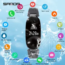 Сандалии S3 Смарт-часы IP67 Водонепроницаемый монитор сердечного ритма крови Давление Фитнес Bluetooth Для женщин Smartwatch для IOS и Android