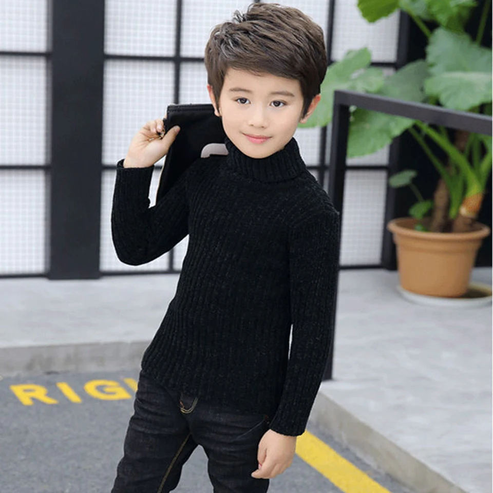 

New Children Pullover Sweaters Knitted Winter Autumn Baby Sweaters Clothing Casual Toddler Girls Boys Long Sleeve Sweaters