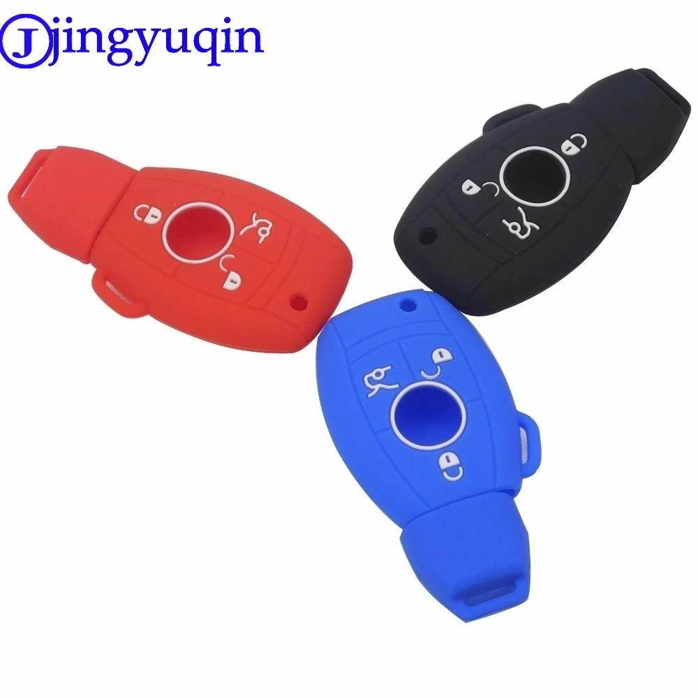 Пульт дистанционного управления jingyuqin 10ps 3 кнопки для Mercedes Benz Fob Case Smart W203 W211 CLK A C E S
