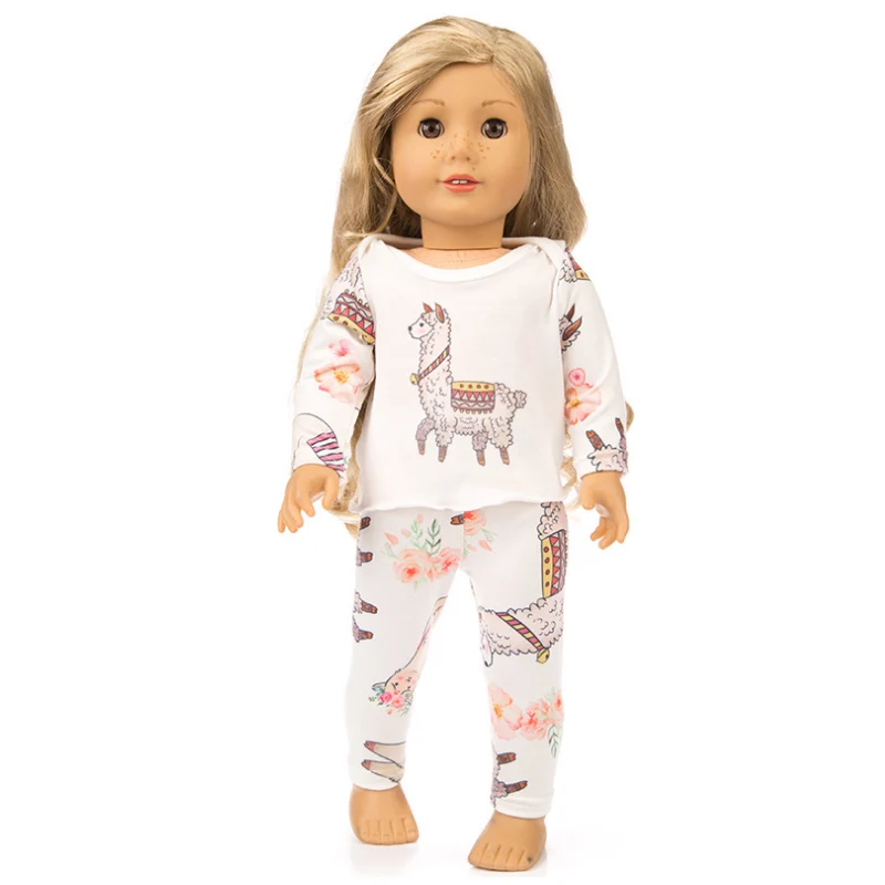 18 дюймов Одежда для кукол наряд-с рисунком из мультфильма «Мой маленький аксессуары для малышей для 18''american/жизнь/кукла Generation-модная игрушка одежда; подарок для девочки