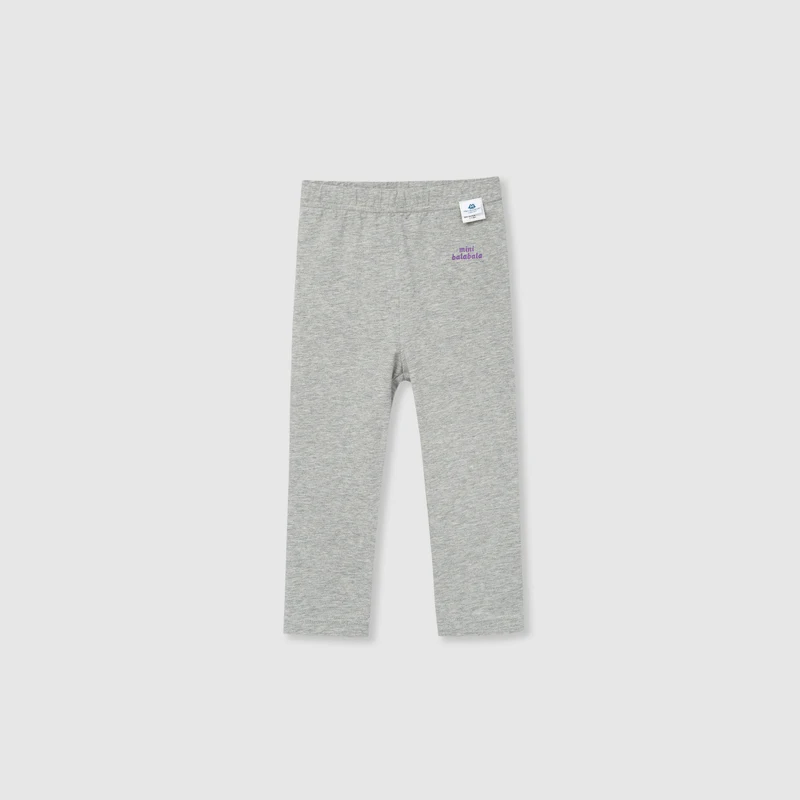 BalabalaGirls/мини леггинсы; Новинка г.; Летние Детские простые тонкие хлопковые штаны; брюки - Цвет: gray