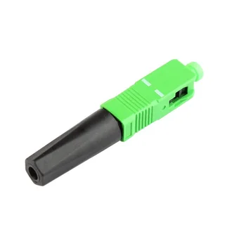 

200PCS/box FTTH SC APC single-mode fiber optic SC APC quick connector SC APC FTTH Fiber Optic Fast Connector